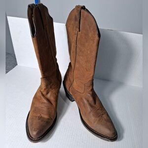 Durango Crush Brown Size 11 Cow Girl Leather Boot Western Rodeo Festival